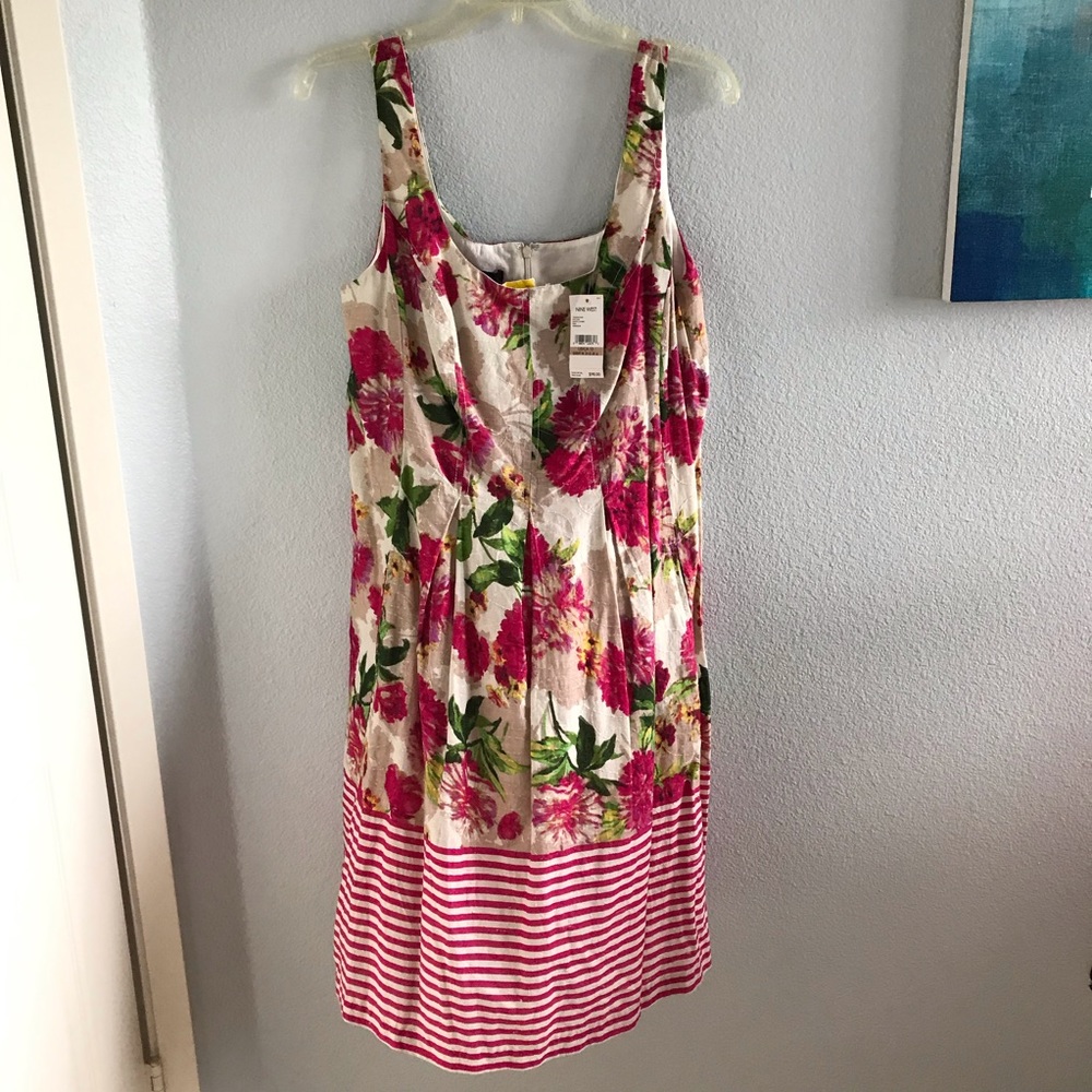 Nine West floral midi Dress